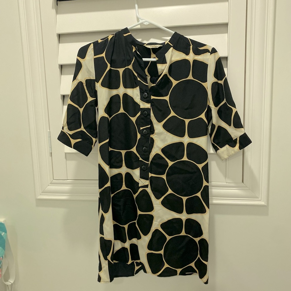 100% silk Tucker tunic